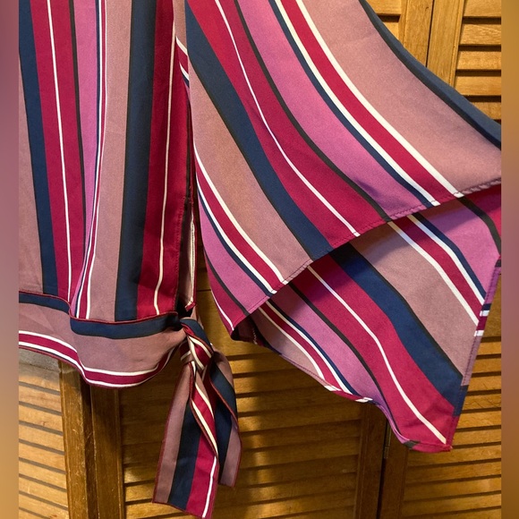 Worthington Colorful Striped Top with Bell Sleeves - Picture 7 of 16